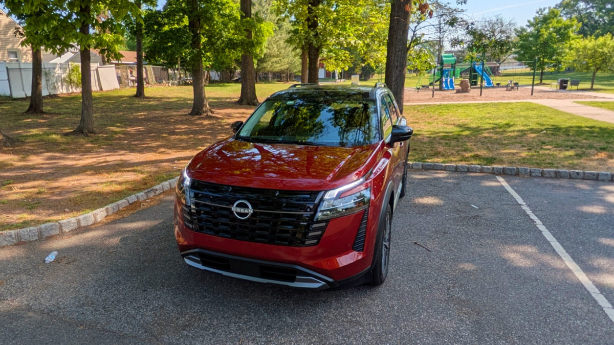 The 2026 Nissan Pathfinder is parked.
