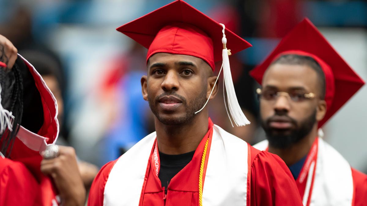  Chris Paul graduated from WSSU in 2022. (WSSU Photography)