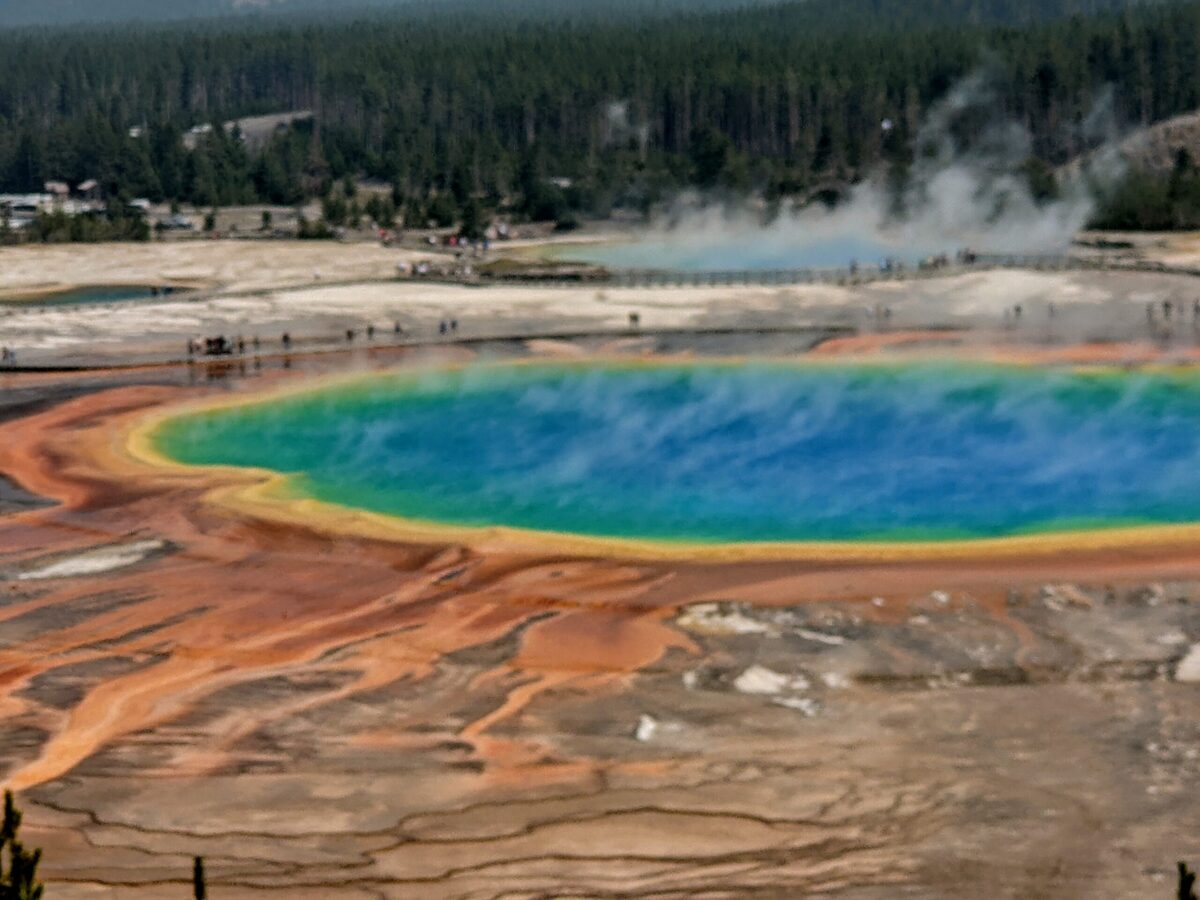  Grand Prismatic at Yellowstone National Park. Photo credit: Cindy Richards 