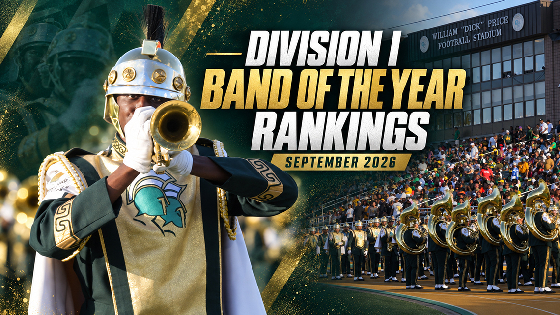HBCU Division I Red Lobster Band of The Year rankings: Sept. '26 