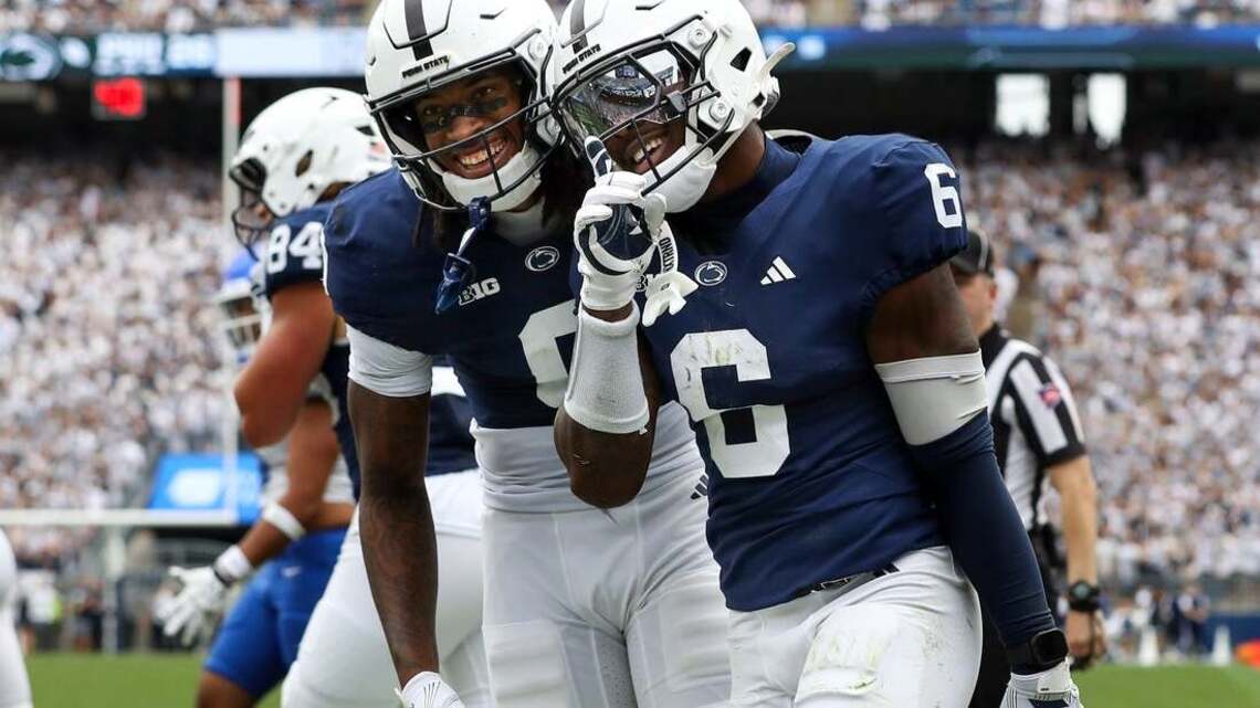 No. 14 Penn State amasses 573 yards, routs Buffalo  