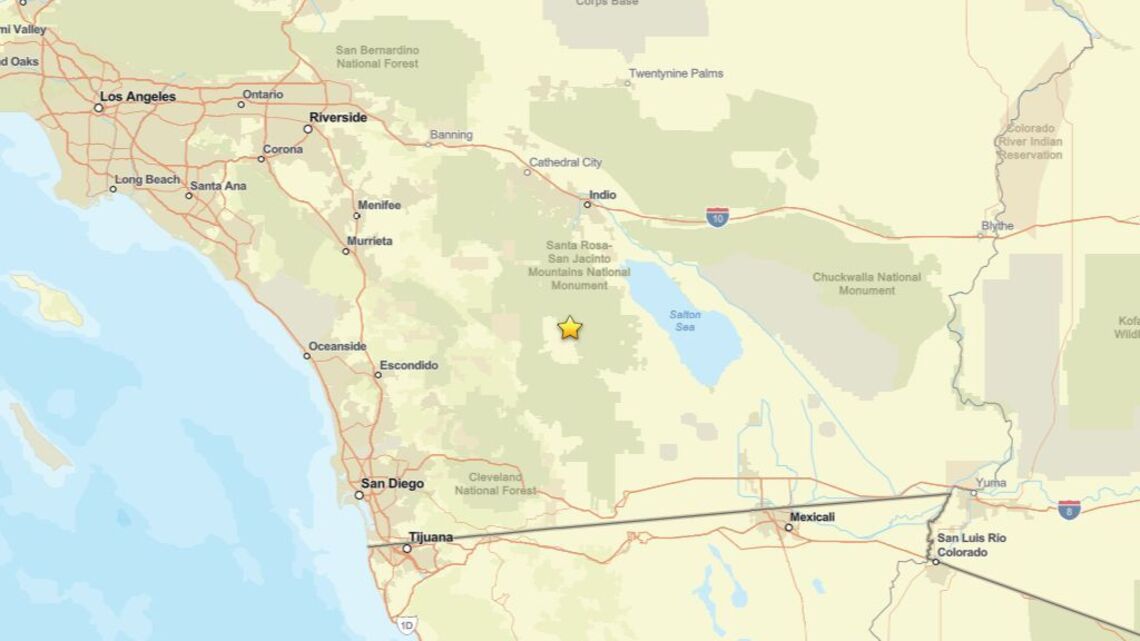 Update: Sept. 24 - 2.0 magnitude earthquake detected close to Borrego Springs, CA 