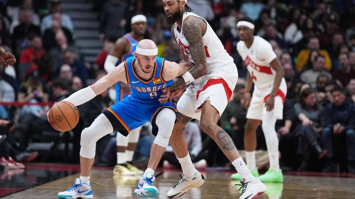 Thunder hold off Raptors after Isaiah Joe erupts in third quarter 