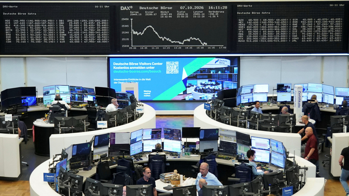 Shares slip as oil spikes and bond bashing rumbles on 