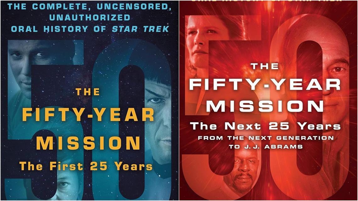 Covers for ‘The Fifty-Year Mission, Volume I and II’St. Martin's Press