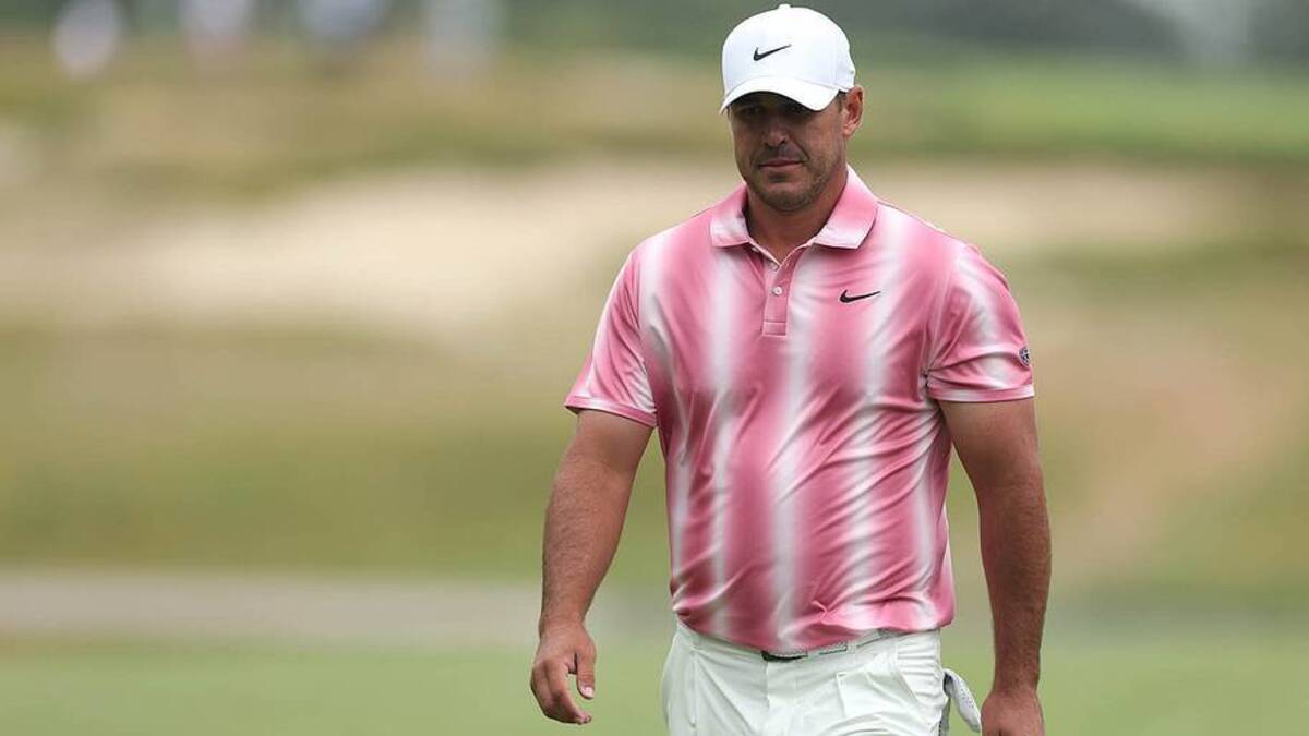  Koepka shot a 38 on the back nine to finish his first round with a three-over 73. | Christian Petersen/Getty Images 