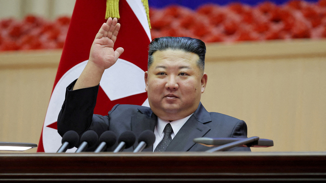 Kim Jong Un urges drone dominance as North Korea fires missiles, rockets 