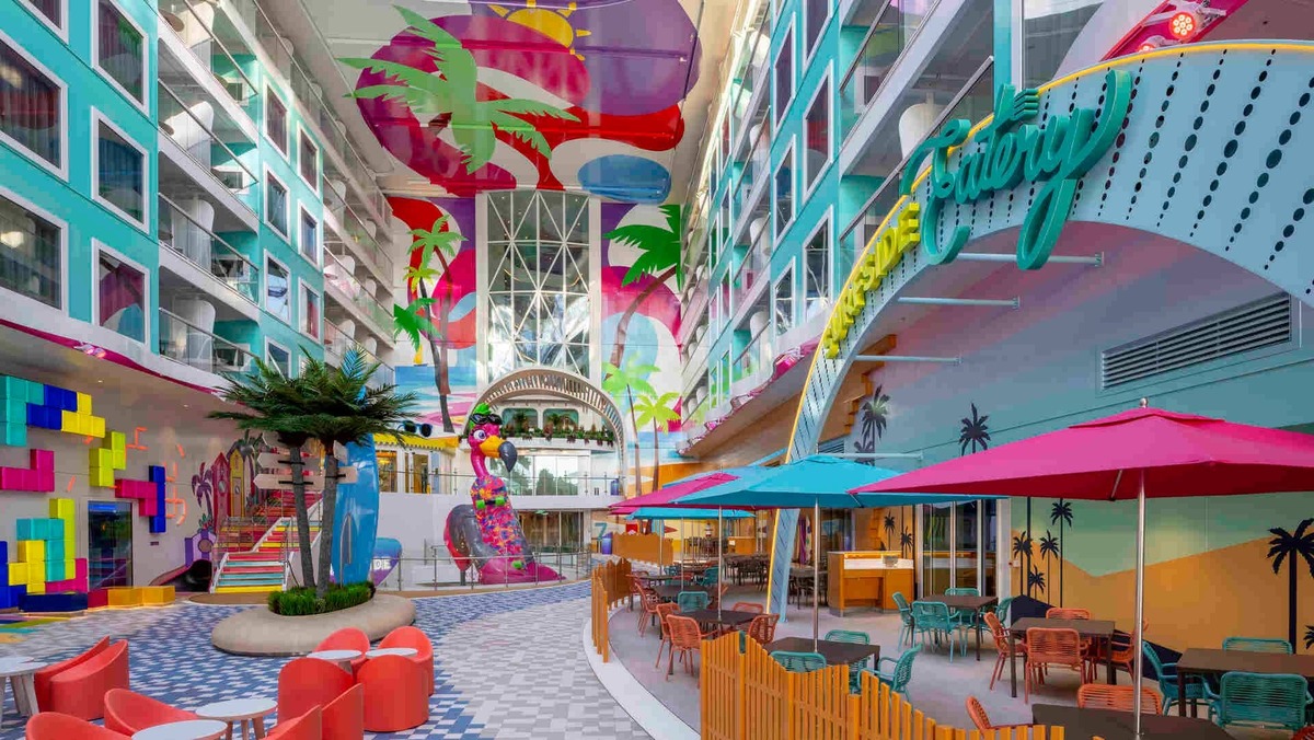  The Surfside family neighborhood is located one deck above the Adventure Ocean kids' club on Legend of the Seas. 