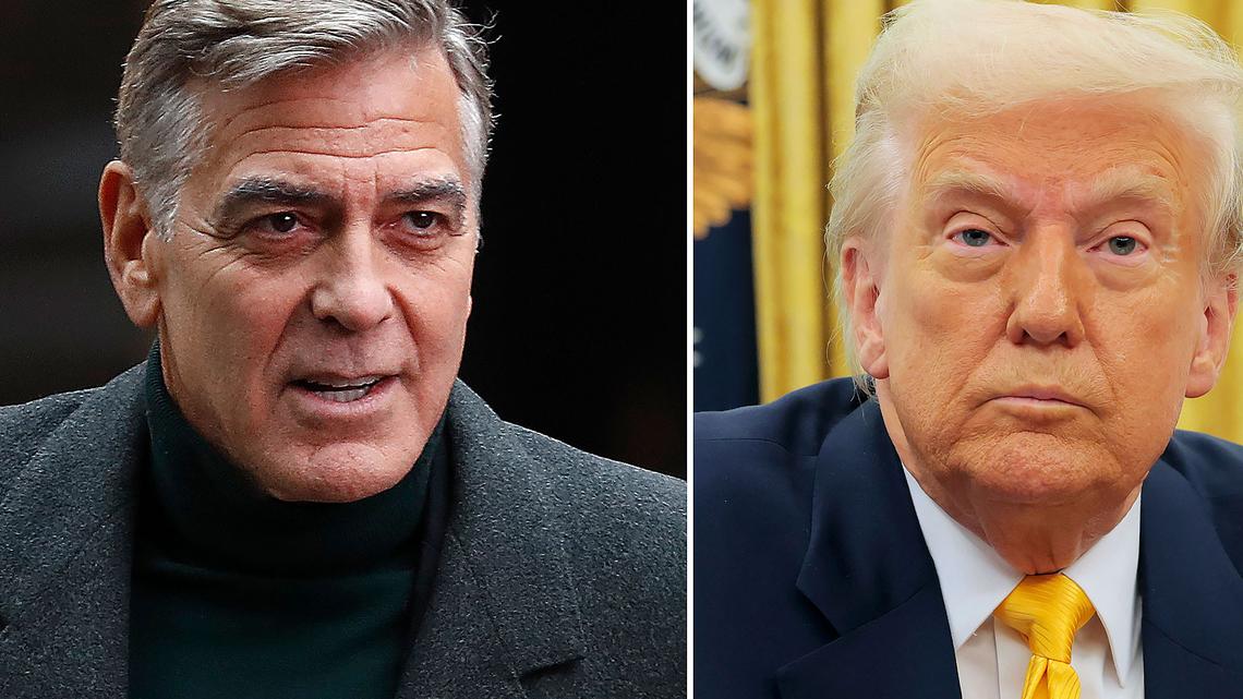 George Clooney and Donald Trump's History Explained Through the Years 