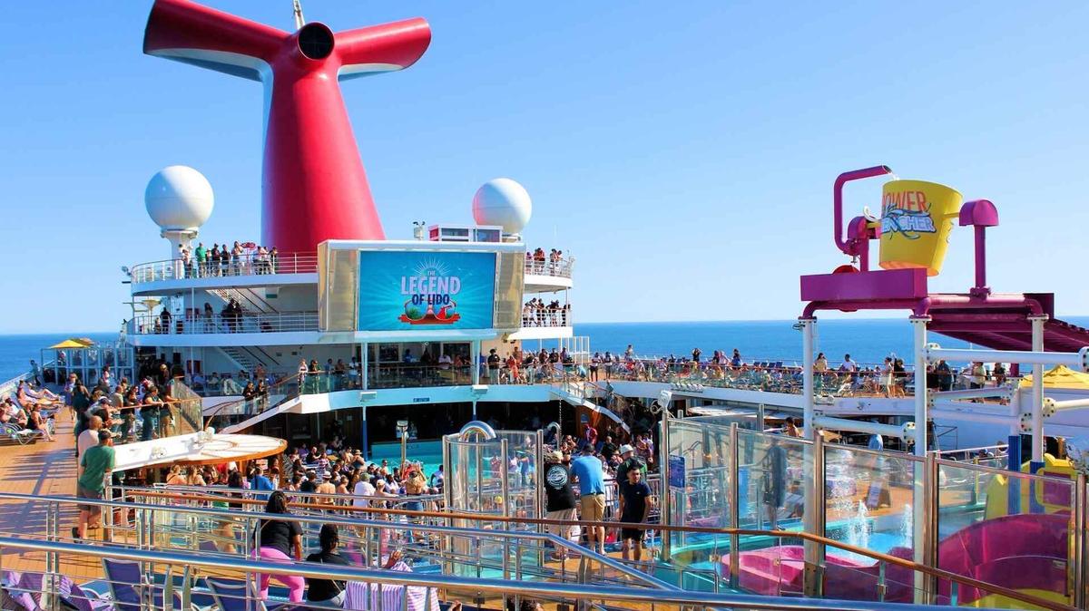  Carnival cruise ships have a fun, high-energy atmosphere but aren't overly rowdy. 