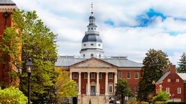 The Maryland State House Capitol building in Annapolis, Maryland. (Sergey Novikov/Dreamstime/TNS)