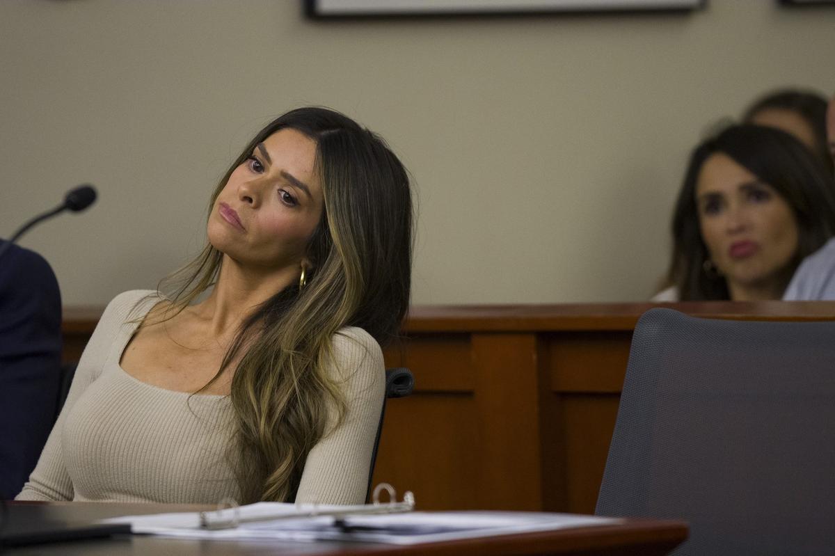  Taylor Frankie Paul appears during a hearing regarding protective orders wirh Dakota MortensenBethany Baker - Pool/Getty Images 