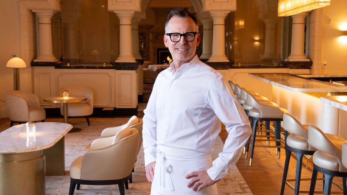 Chef-Director William Bradley at Addison by William Bradley, a Michelin three-star restaurant in San Diego’s Carmel Valley, on Friday, May 22, 2026. The restaurant, celebrating its 20th anniversary this year, reopened May 19 after a 52-day renovation.  (Nelvin C. Cepeda / The San Diego Union-Tribune)