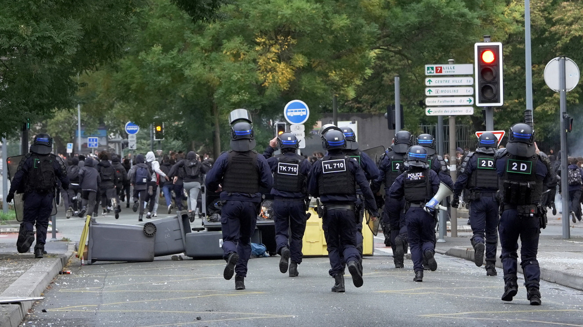 About 400 French schools closed as some student protests turn violent 