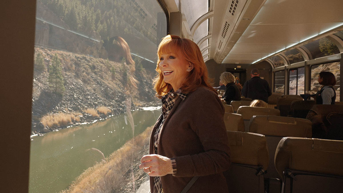 Reba McEntire Says This Train Trip Was ‘Absolutely Beautiful’ (Excl)