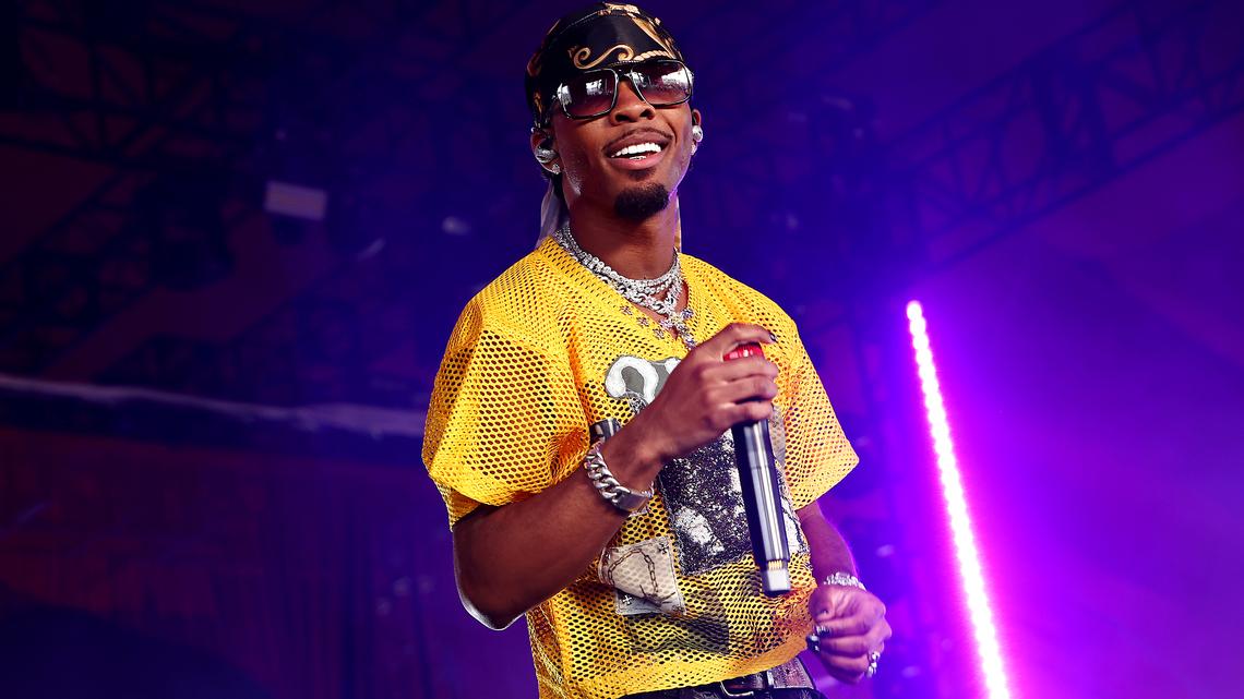 D4vd performs during the 2025 Coachella Valley Music and Arts Festival n April 20, 2025, in Indio, California.