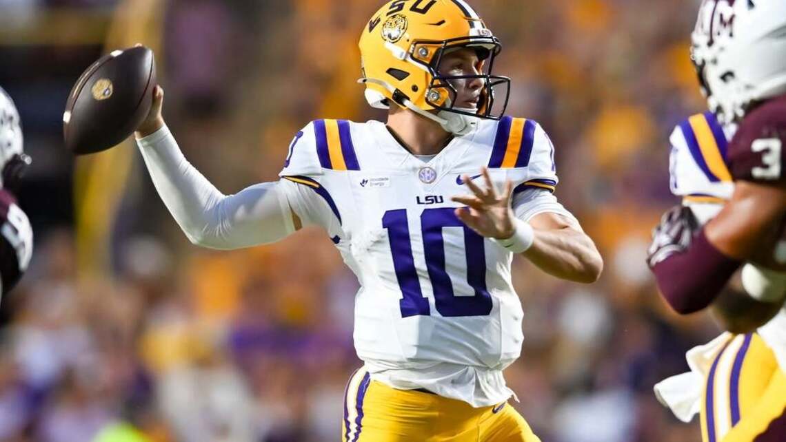No. 11 LSU may be without QB Sam Leavitt vs. McNeese 