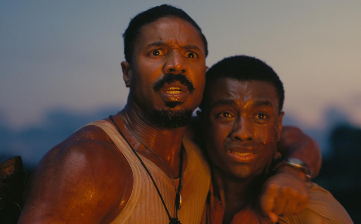 Michael B. Jordan, left, and Miles Caton in “Sinners,” which is set for an Imax 70mm rerelease. (Warner Bros. Pictures/TNS)