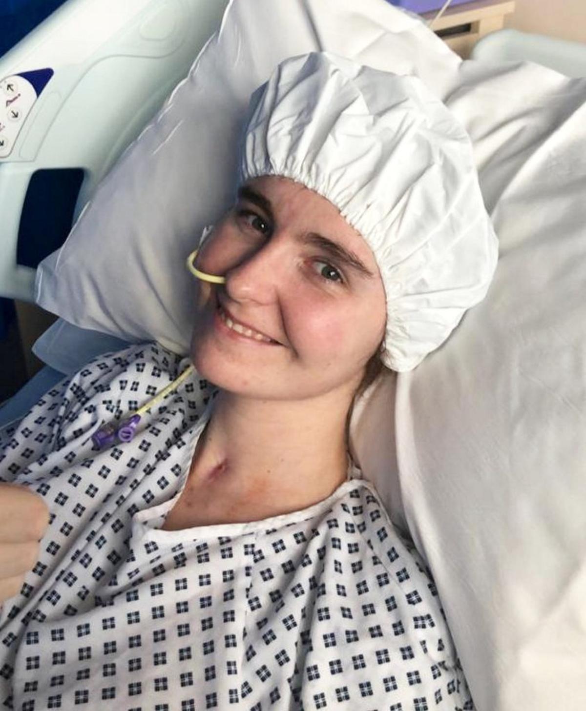  There was an eight-minute delay before Meg was given an electric shock to her heart, London Ambulance Service NHS Trust has since admitted. (Irwin Mitchell via SWNS) 