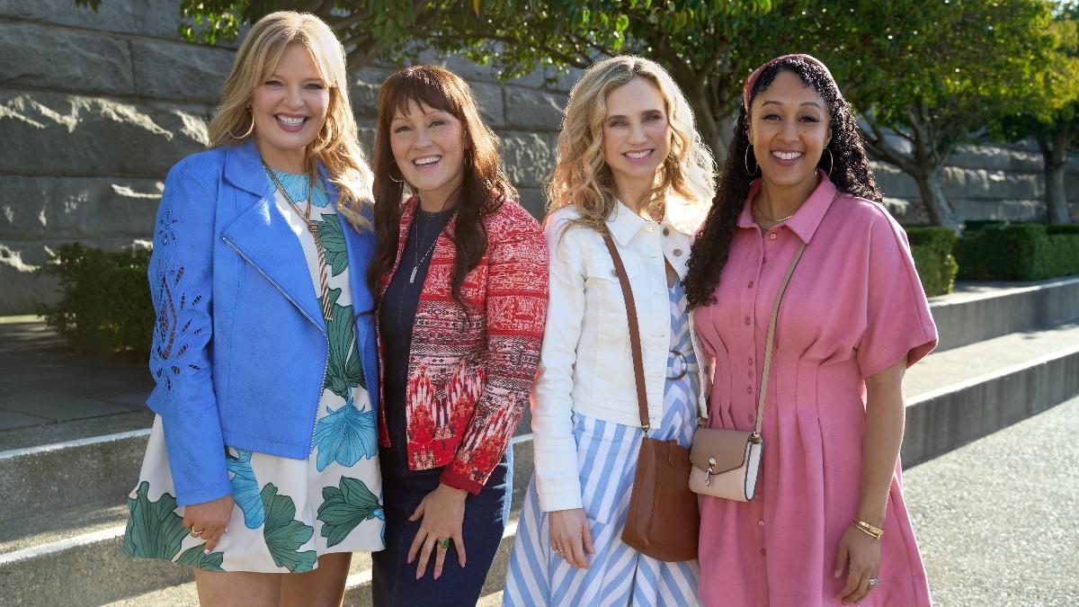 ‘All’s Fair in Love and Mahjong’ cast, 2026Courtesy of Hallmark Media