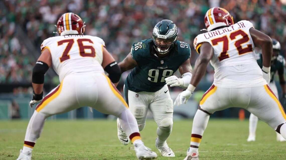 Eagles consider limiting DT Jalen Carter's reps