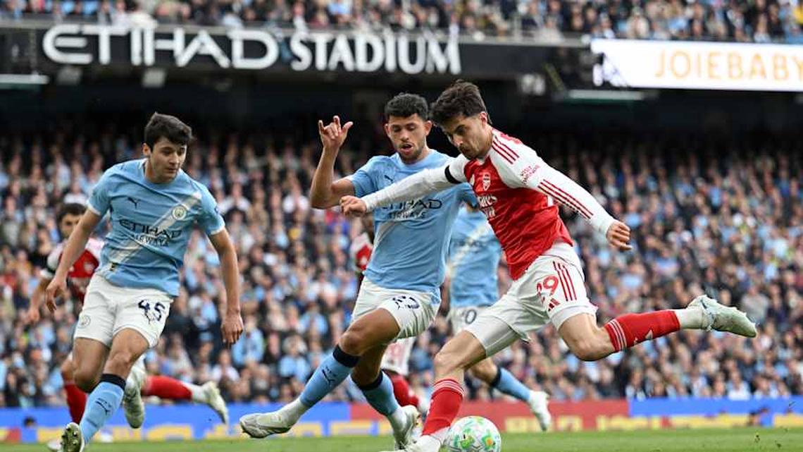  Arsenal and Man City are neck and neck. | David Price/Arsenal FC/Getty Images 