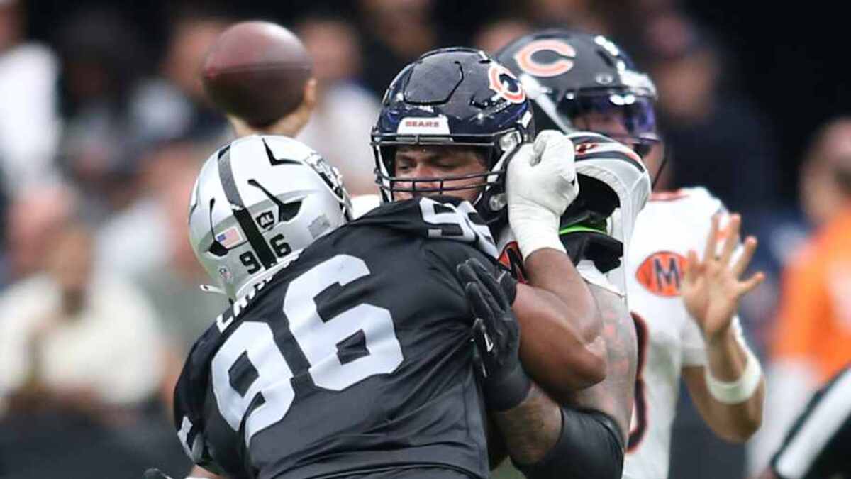  Las Vegas Raiders Jonah Laulu | Darrell Craig Harris, On SI 