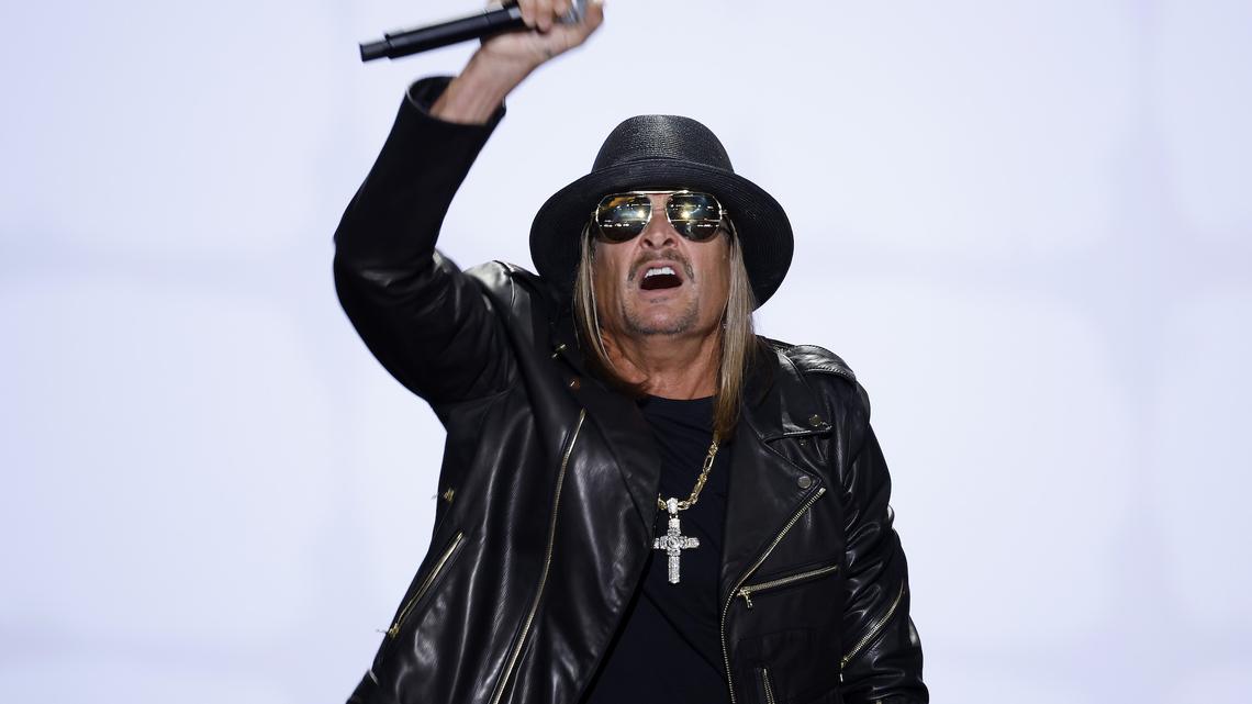 Kid Rock posts video explaining why his Turning Point halftime show sounded bad