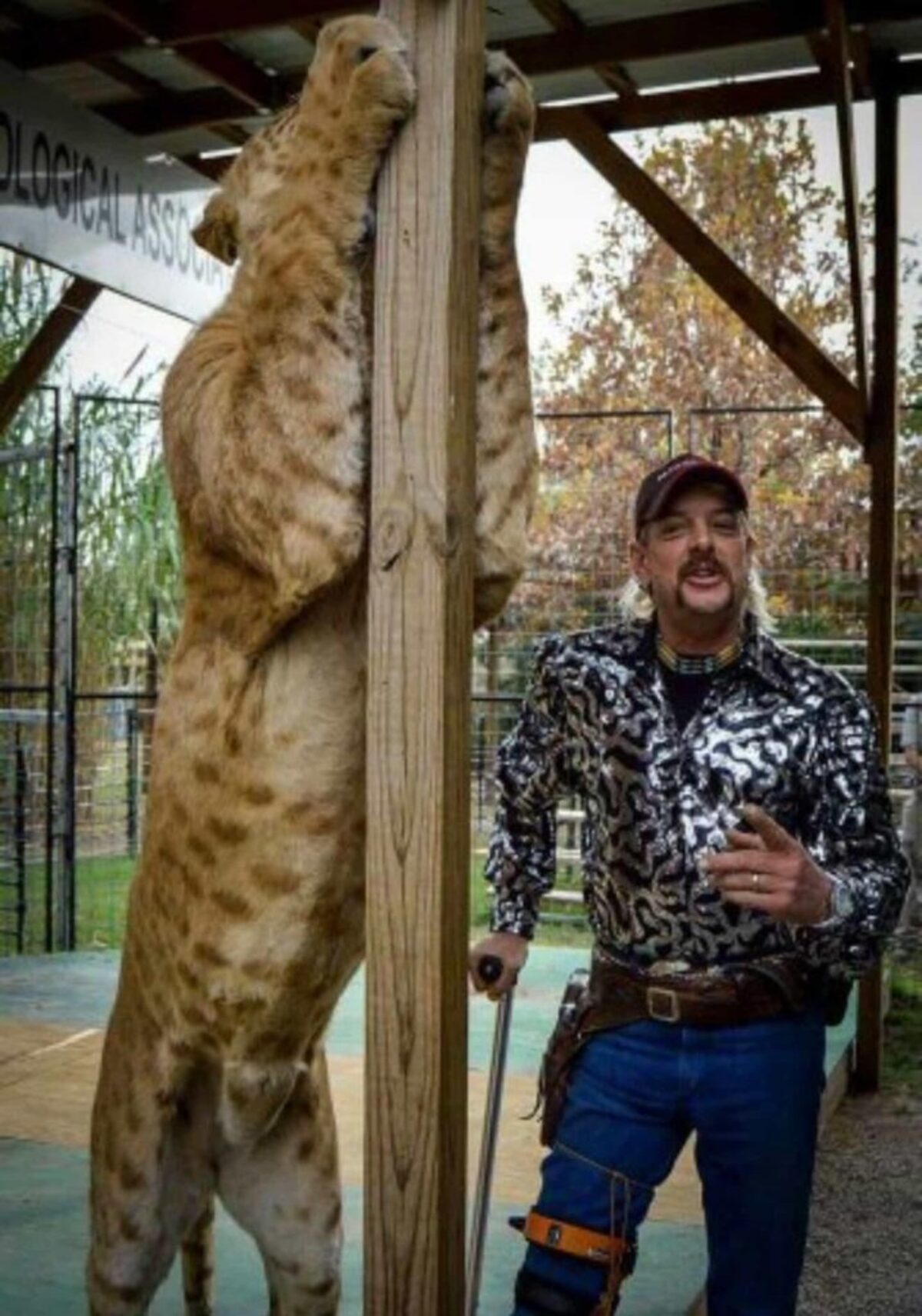  Joe Exotic is still imprisoned but has plans for when he's out. (JoeExoticTV via SWNS) 