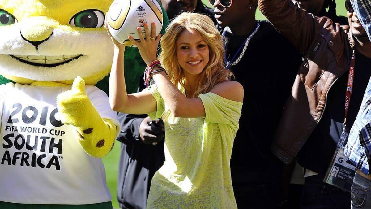  Shakira will perform to open the 2026 World Cup, as she did in 2006, 2010 and 2014. | STEPHANE DE SAKUTIN/AFP/Getty Images 