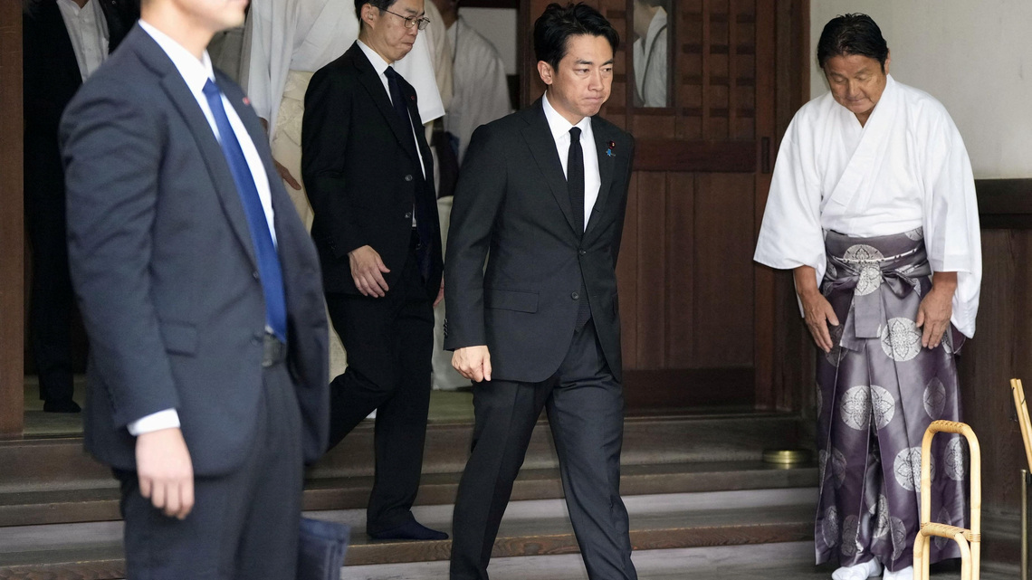 Japan defence minister visits contentious Yasukuni Shrine to war dead
