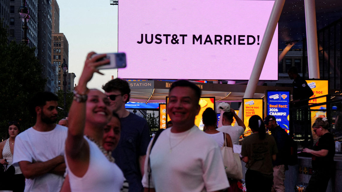 Taylor Swift, Travis Kelce wed in intimate garden inside arena, guests say 