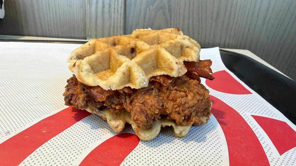I Tried Chick-fil-A's New Chicken & Waffles Sandwiches, and It's the Best Menu Addition They've Had in Years 