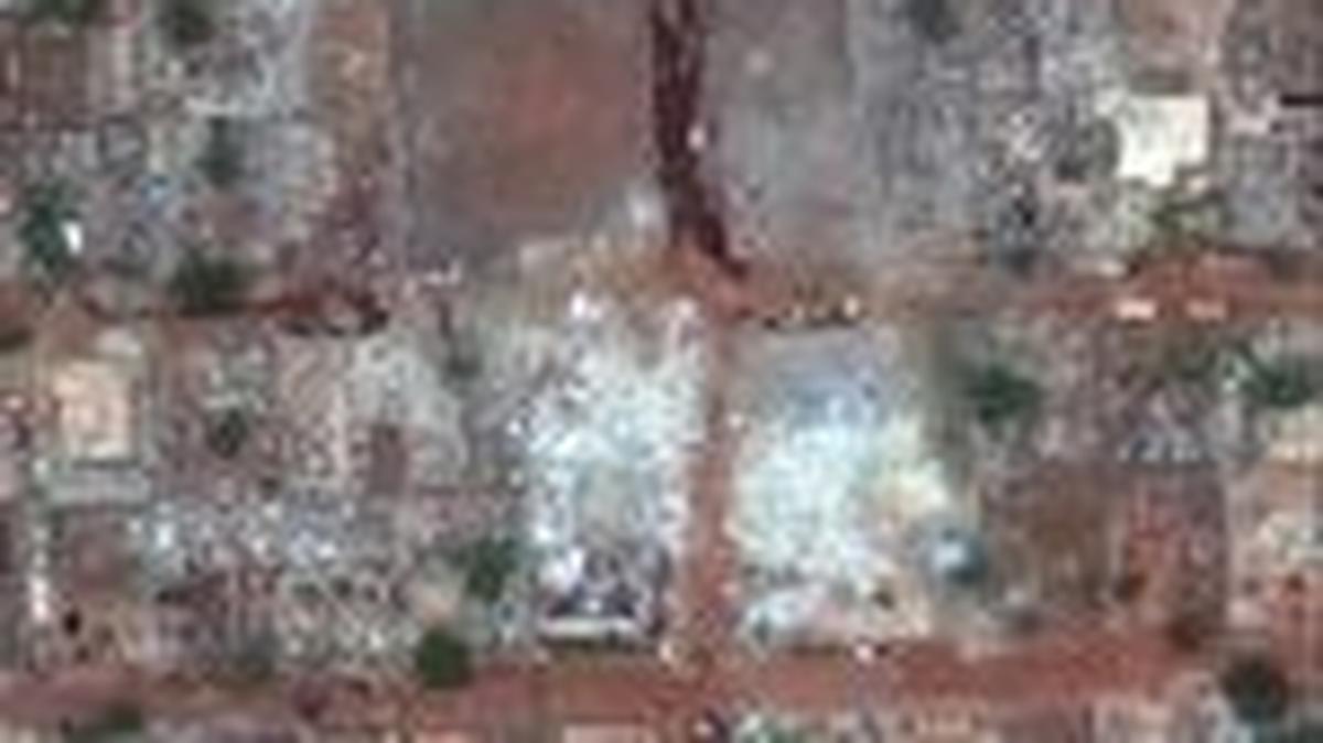 A satellite image shows the area surrounding the home of late Mali's defense minister Sadio Camara, after coordinated attacks by West Africa's al Qaeda affiliate and a Tuareg-dominated separatist group, in Kati, Mali, April 26, 2026. VANTOR/Handout via REUTERS