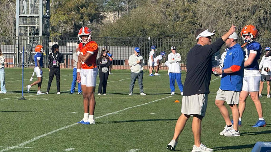 Florida Gators 2026 Spring Camp Practice No. 1 Notebook
