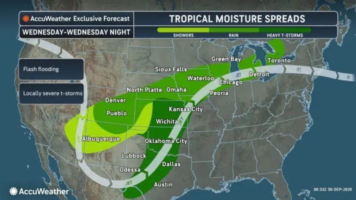 Huge 'hybrid' storm is already causing chaos