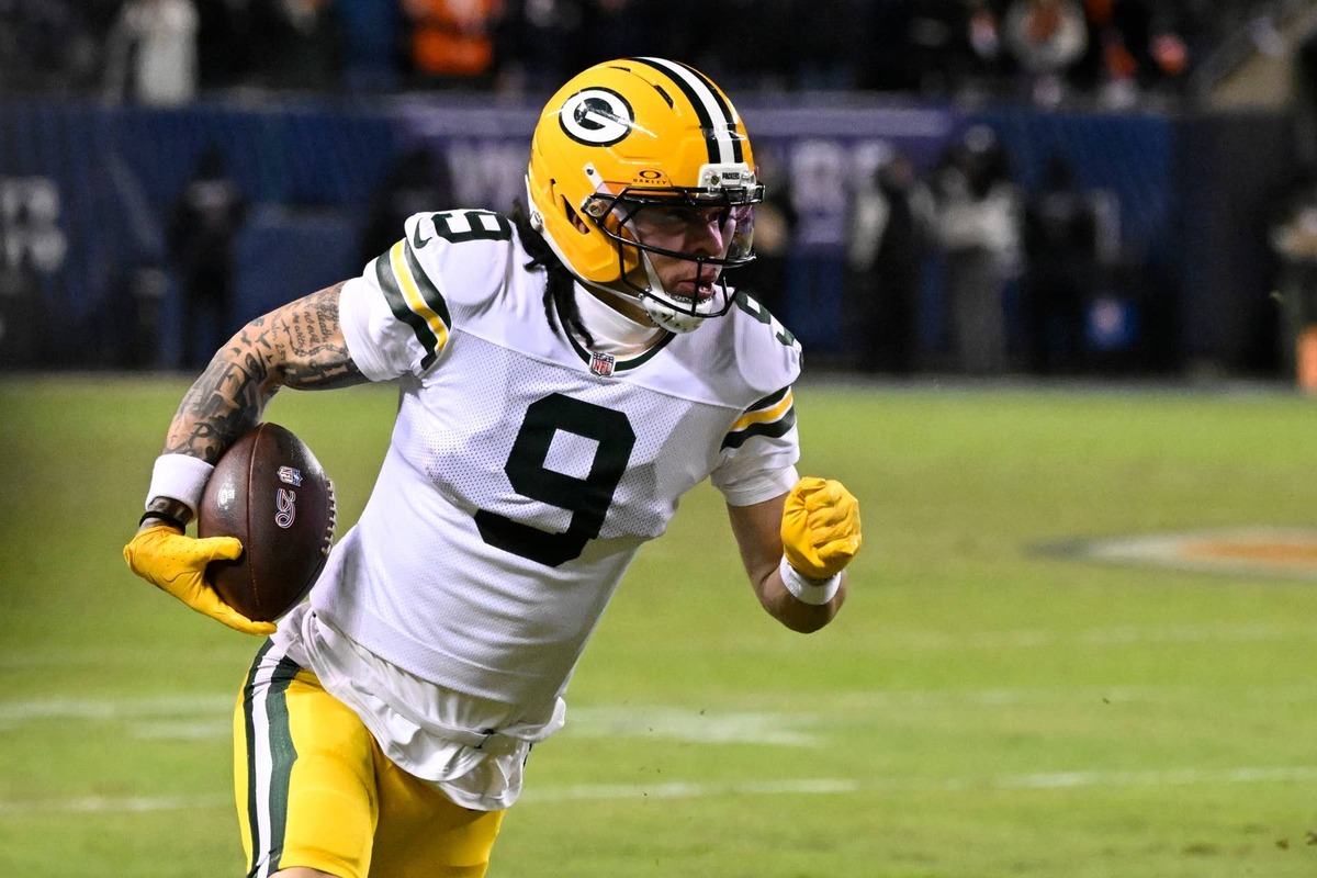  Green Bay Packers wide receiver Christian Watson (9). Matt Marton-Imagn Images