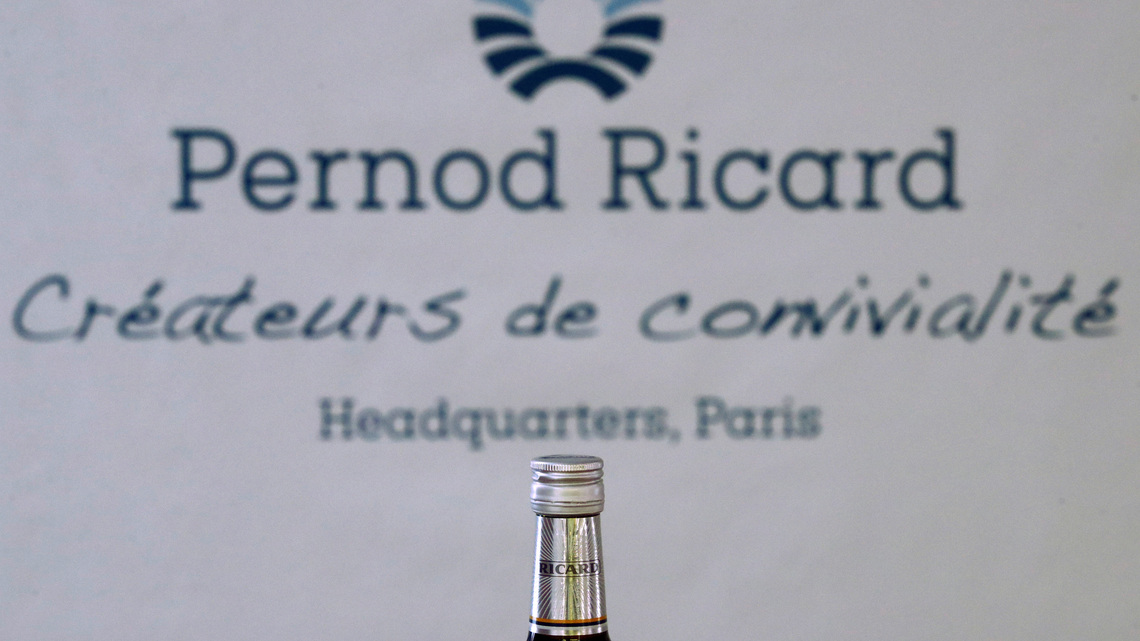Pernod Ricard first quarter sales fall less-than-expected, cautious optimism on China 