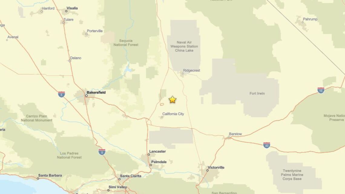 2.2 magnitude earthquake registered close to Johannesburg, CA on Aug. 19 