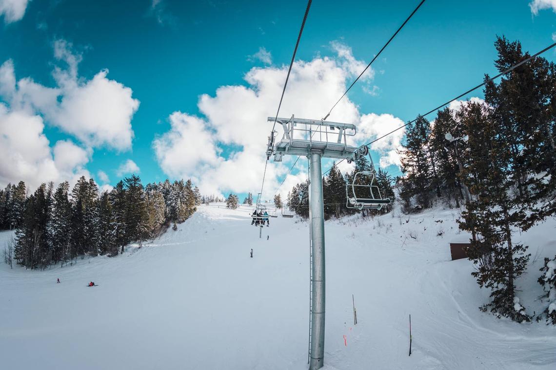  Kelly Canyon's modern Gold Rush, a SkyTrac Triple installed in 2021. 