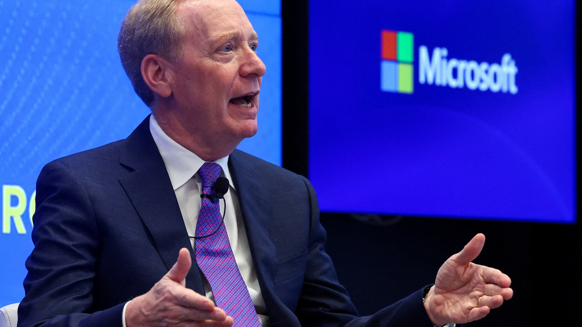 Microsoft president says milk faces more regulation than AI 