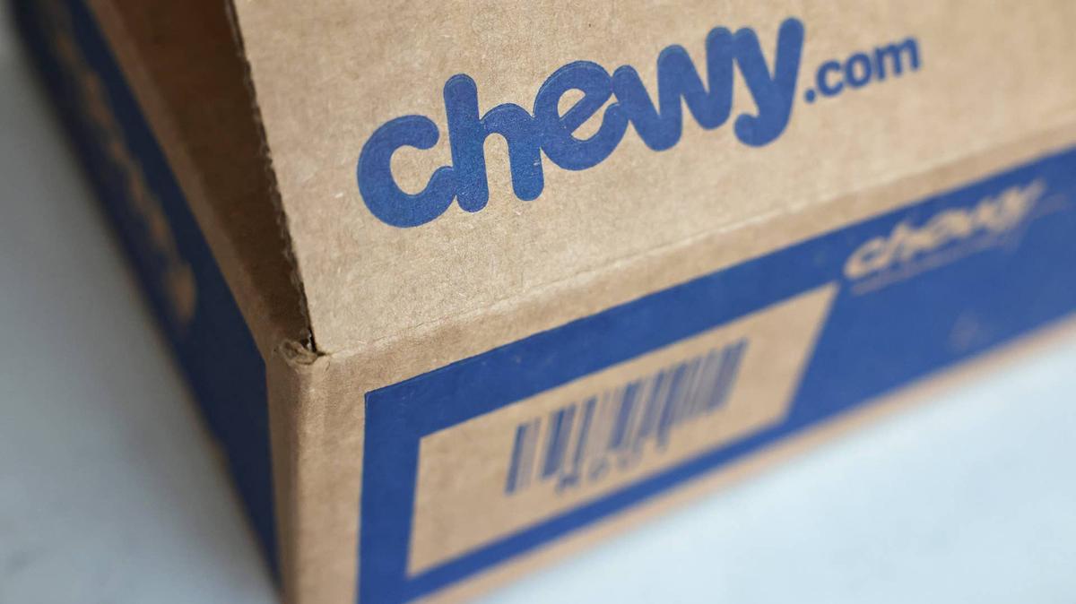 Chewy delivery box. 