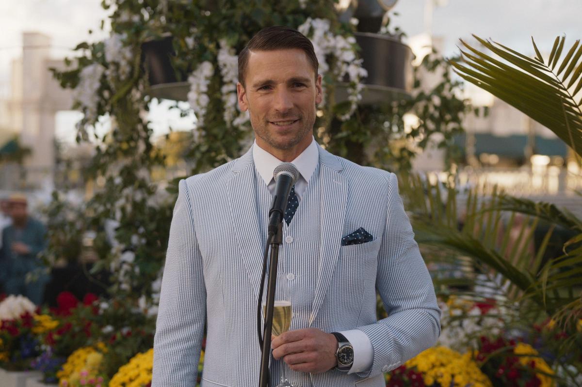  Andrew Walker in ‘Kentucky Roses.'Hallmark Media 