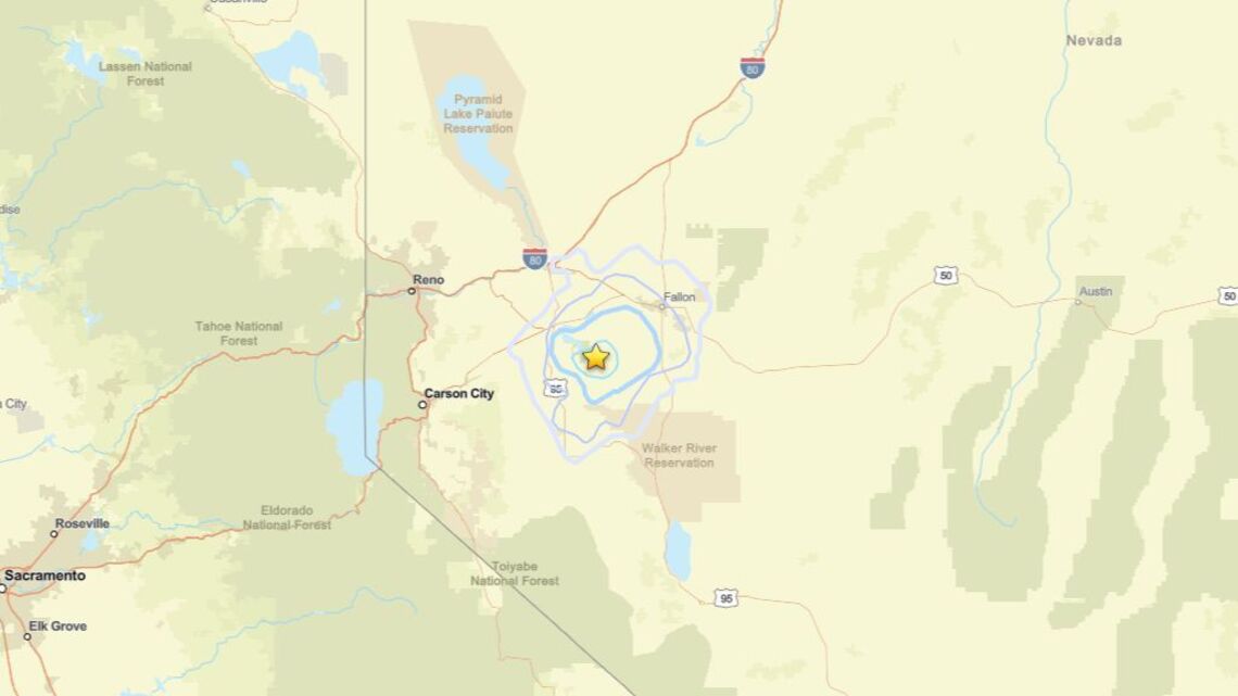 Update: Seismic activity on July 27 - 3.4 magnitude earthquake near Silver Springs, NV detected 
