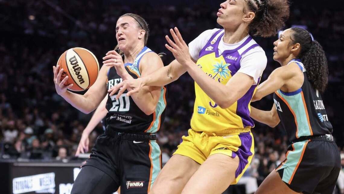 Sabrina Ionescu rescues Liberty against Sparks