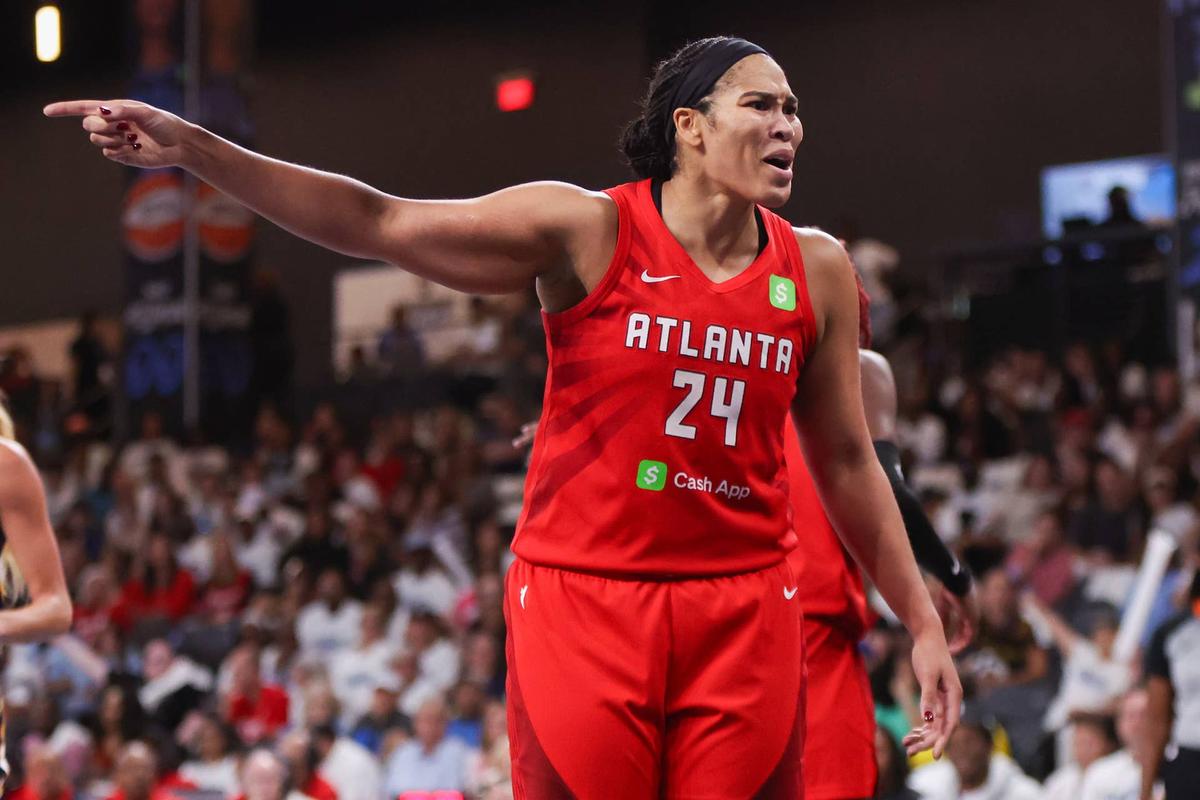 Atlanta Dream forward Brionna Jones (24) Brett Davis-Imagn Images