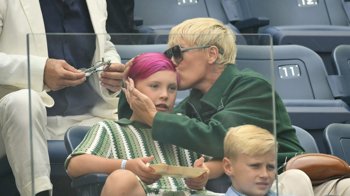 Pink's Son Jameson, 9, Shows Off Bright Pink Hair at 2026 US Open Finals