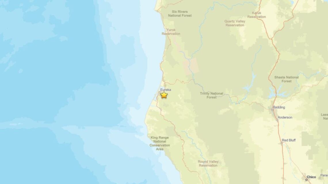 Update: May 21 - 2.4 magnitude earthquake reported near Cutten, CA 