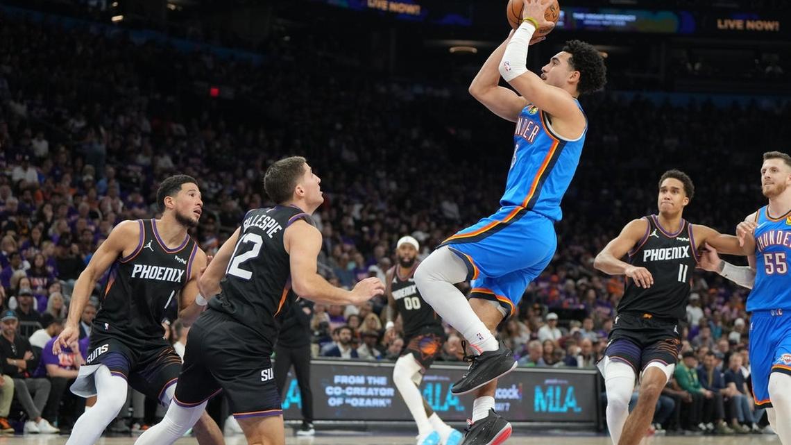 Shai Gilgeous-Alexander pours in 42 points as Thunder beat Suns 