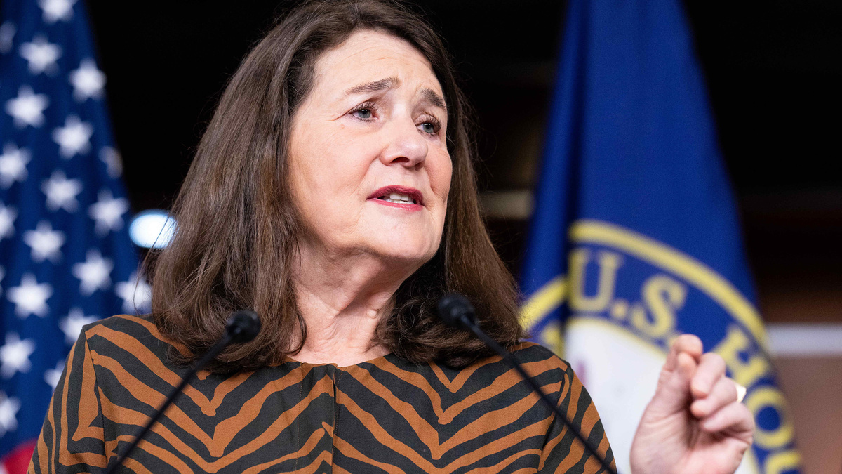 Rep. Diana DeGette (D-CO) speaks during a news conference on reproductive rights, in the U.S. Capitol on May 8, 2024, in Washington, D.C. (Bill Clark/CQ Roll Call/Zuma Press/TNS)